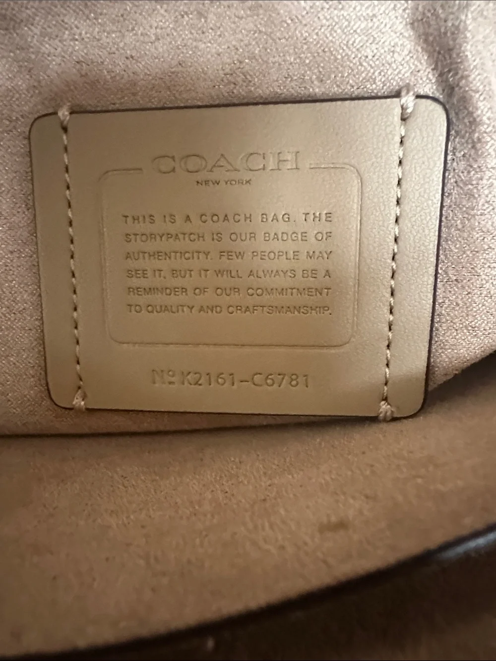 Coach C6781 Lucy Crossbody Signature Canvas in Khaki/Chalk